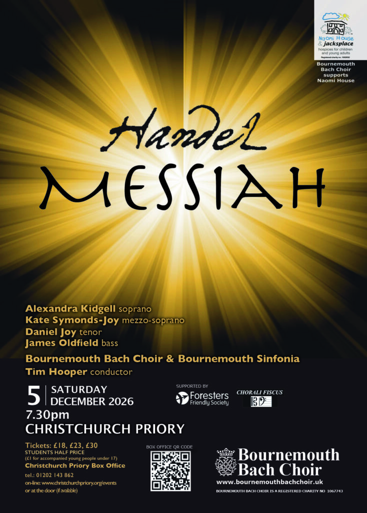 G F Handel – Messiah sung by Bournemouth Bach Choir