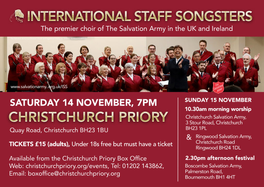 International Staff Songsters of the Salvation Army Festival of Music